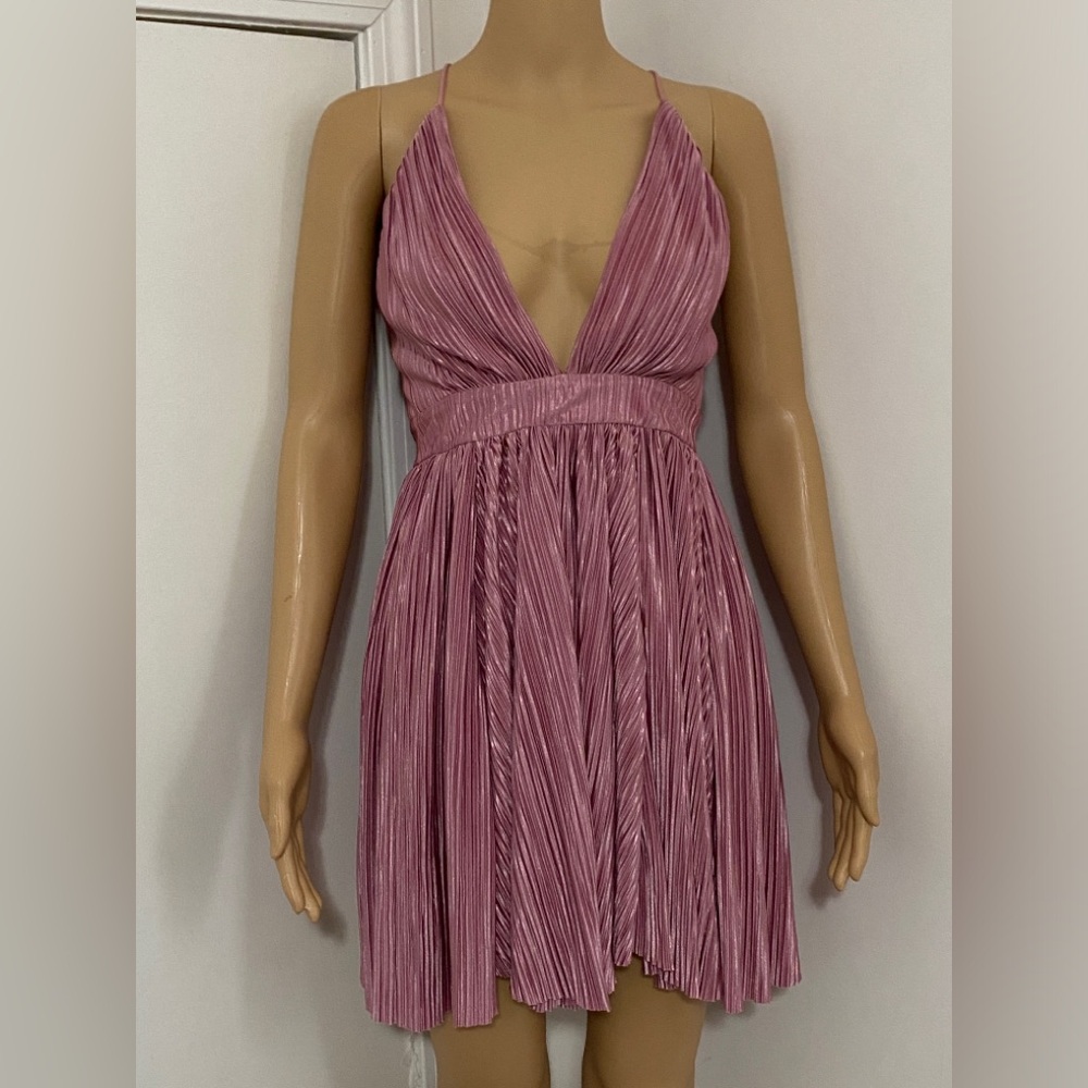 Pink wrap dress - Marcia